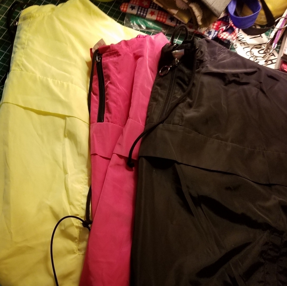 No Boundaries Windbreaker Yellow Black or Pink